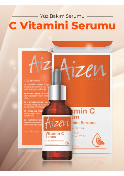 C Vitamini Içerikli Yüz Bakım Serumu 30ML