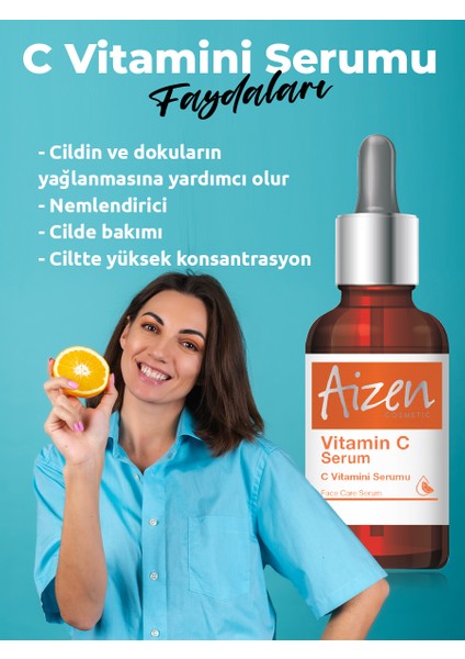 C Vitamini Içerikli Yüz Bakım Serumu 30ML