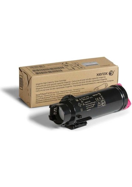 106R03486 Kırmızı Orijinal Surge Hi-Cap Cartridge 2400 Sayfa Phaser 6510 WC6515