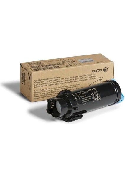 106R03485 Mavi Orijinal Surge Hi-Cap Cartridge 2400 Sayfa Phaser 6510 WC6515