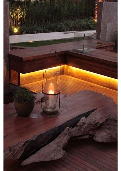 Hortum Esnek Şerit LED Amber Rengi + 220V FIŞ/1,2,3,4,5,10,15,20,25,50,100 Metre