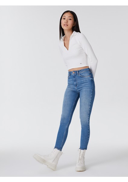 Nicole Skinny Fit Bayan Pantolon