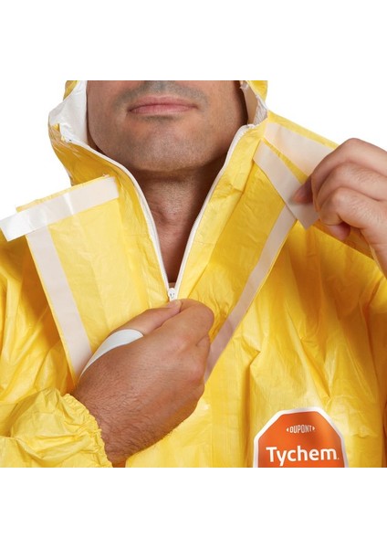 Dupont Tychem 2000 C Kimyasala Dayanıklı Koruyucu Tulum