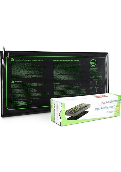 Suya Dayanıklı Fide Isıtma Matı - Siyah (Yurt Dışından)