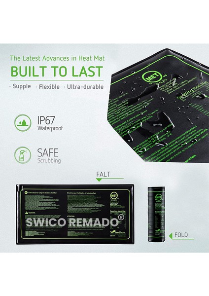 Suya Dayanıklı Fide Isıtma Matı - Siyah (Yurt Dışından) fırsatları