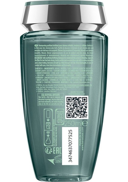 Genesis Homme Bain De Force Quotidien Dökülen Saçlar Için 250ML fiyatları