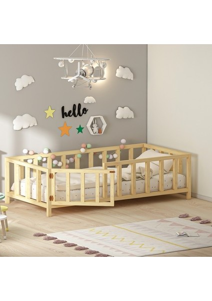 Troy Montessori Yatak Kapılı 120*200