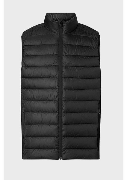 Su Geçirmez Regular Fit Dik Yaka Şişme Yelek Erkek Yelek K10K108292 Beh