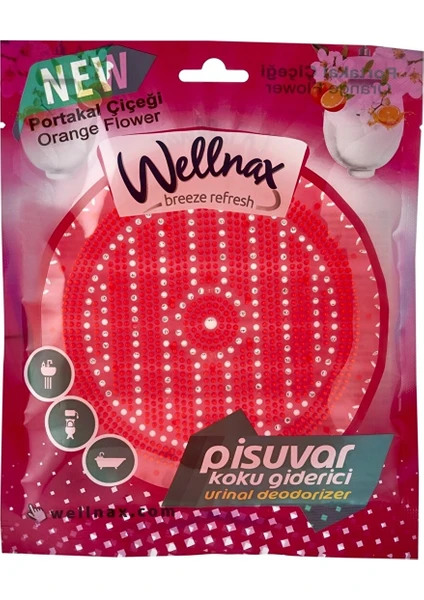 Wellnax Breeze Refresh Pisuvar Koku Giderici Süzgeci Portakal Çiçeği Kokulu X1