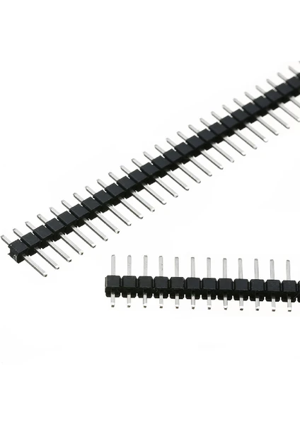 1X40 Pin 8.7mm Erkek Pin Header 180 Derece - 5 Adet