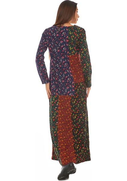 Pazen Patchwork Uzun Elbise indirimleri