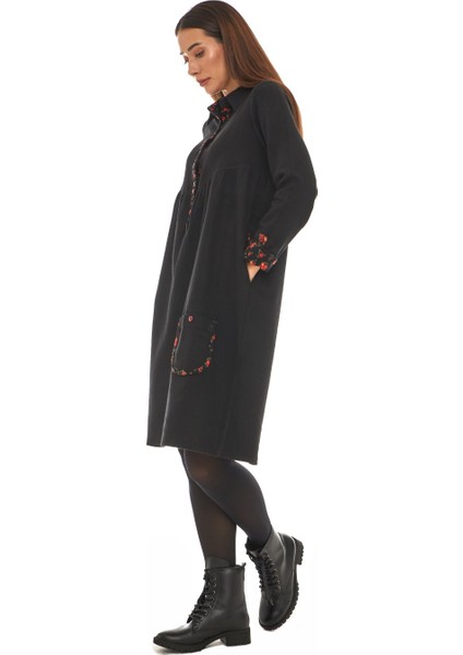 Pazen Siyah Midi Boy Elbise fiyatları