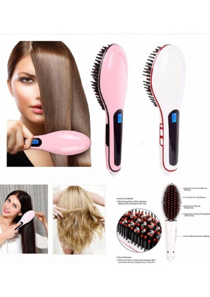 Fast Hair Straightener HQT-906 Saç Düzleştirici Tarak fiyatları