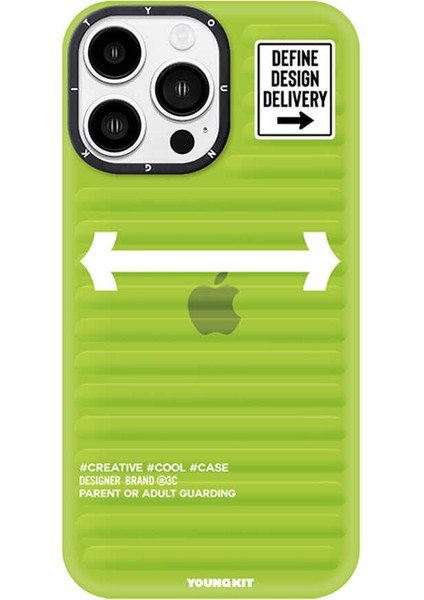 Apple iPhone 13 Pro Kılıf Baskılı Desenli Youngkit Luggage Firefly Serisi Kapak