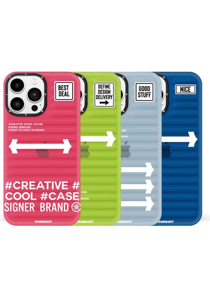 Apple iPhone 13 Pro Kılıf Baskılı Desenli Youngkit Luggage Firefly Serisi Kapak