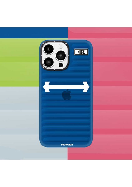 Apple iPhone 13 Pro Kılıf Baskılı Desenli Youngkit Luggage Firefly Serisi Kapak