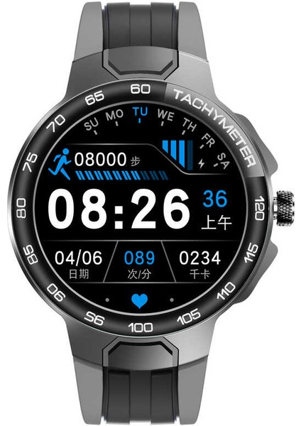 SW06 Akıllı Saat 1.28" IP68 Waterproof Tft LCD Watch Ios & Android Uyumlu