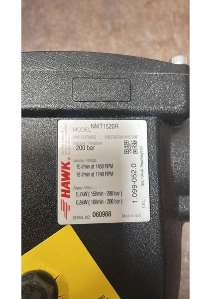HAWK 200 Bar Pompa +Bypass