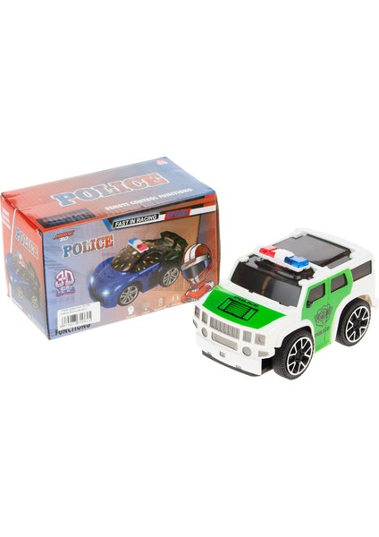Prestij Araba Polis 3D Pilli Kutulu RE210-6B 0625