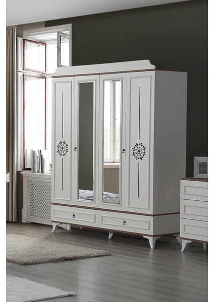 Supre 4 Kapılı Gardırop