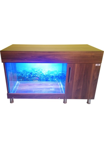 Akvaryum Tv Ünitesi Ceviz 110 cm