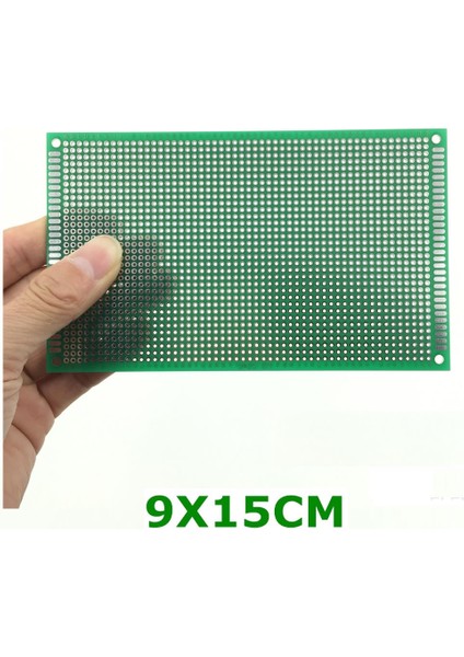 Roba 9X15CM Proto Pcb Pertenaks Prototip Deney Kartı Delikli Plaket
