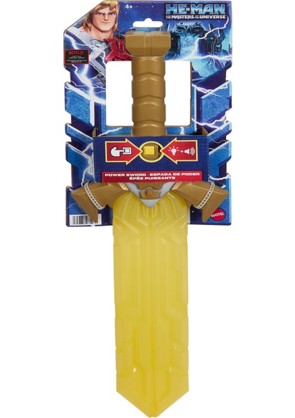 He-Man Ve The Masters Of The Universe Güç Kılıcı, Işıklı Ve Sesli, Gerçek Boyutlu Kılıç, 4 Yaş Ve Üzeri Hjg63