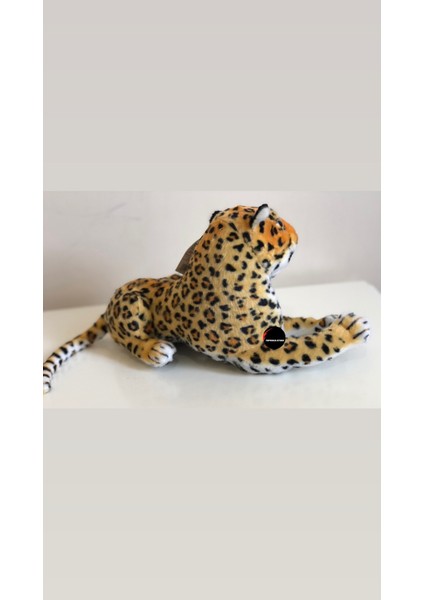 Top Rock Store Sesli Kükreyen Leopar Peluş 40 cm