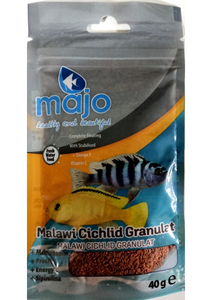 Malawi Cichlid grranulat 40 gr