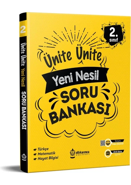 Artıbir Yayınları 2. Sınıf Ünite Ünite Yeni Nesil Soru Bankası