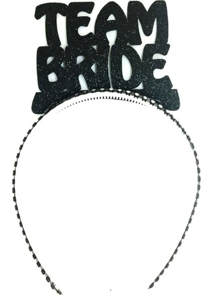 Bekarlığa Veda Team Bride Renkli Simli Eva Taç