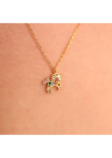 925 Ayar Gümüş Unicorn Kolye fiyatları