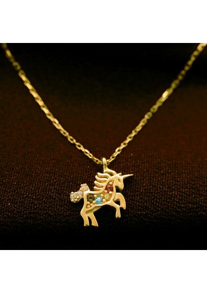 925 Ayar Gümüş Unicorn Kolye fırsatları