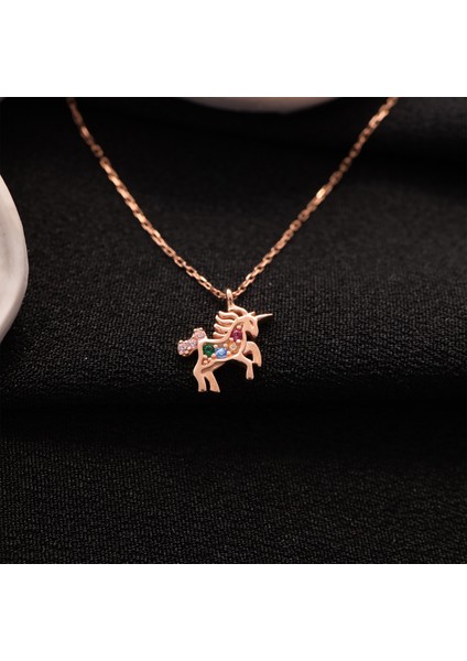 925 Ayar Gümüş Unicorn Kolye fırsatları