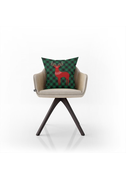 Yılbaşı Temalı Kalın Biyeli Kırlent Kılıfı fiyatları