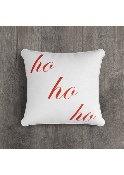 Yılbaşı Temalı Kalın Biyeli Kırlent Kılıfı