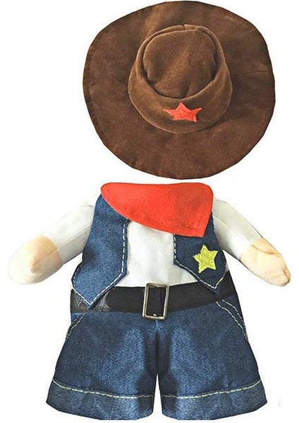 Sonbahar ve Kış Denim Kedi Kıyafeti + Şapka (Yurt Dışından)