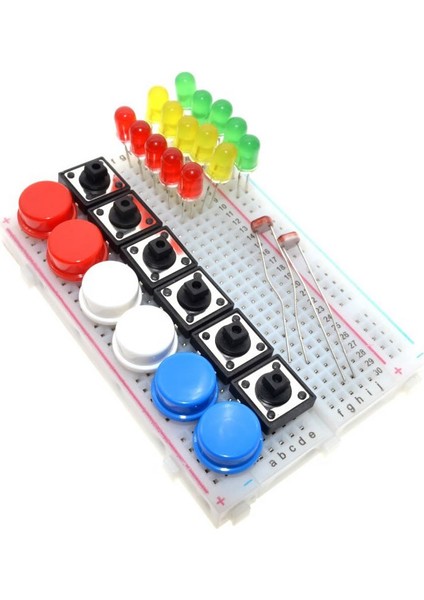 Roba Elektronik Başlangıç Seti Arduino Starter Kit Breadboard LED