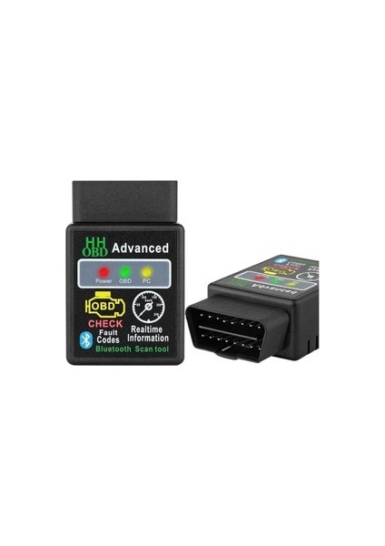 Arıza Tespit Cihazı Arıza Okuma Silme Bluetooth Obd2 Advanced Tüm Bilgisayara Bağlanan Araçlara Uyum