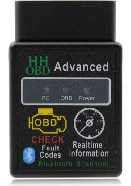 Arıza Tespit Cihazı Arıza Okuma Silme Bluetooth Obd2 Advanced Tüm Bilgisayara Bağlanan Araçlara Uyum