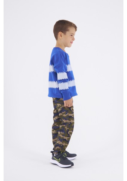 Erkek Çocuk Oversize Baskılı Basıc S-Shırt-Saks fiyatları