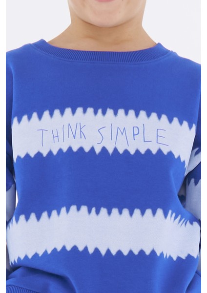 Erkek Çocuk Oversize Baskılı Basıc S-Shırt-Saks modelleri