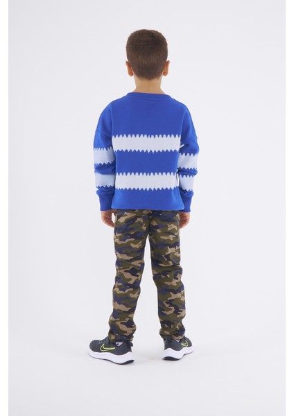 Erkek Çocuk Oversize Baskılı Basıc S-Shırt-Saks fırsatları