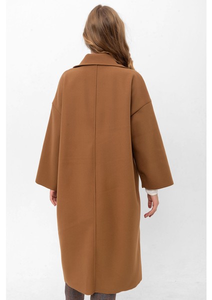 Oversize Kaşe Kaban 2116