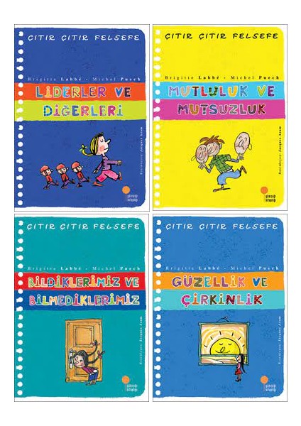 Çıtır Çıtır Felsefe 4 Kitap Set 3 - Brigitte Labbe