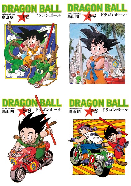 Dragon Ball 1-2-3-4-5-6-7-8. Ciltler Manga Seti