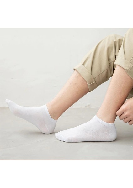 Unisex Yazlık Patik Çorap 5 'li Extra Rahat Beyaz modelleri