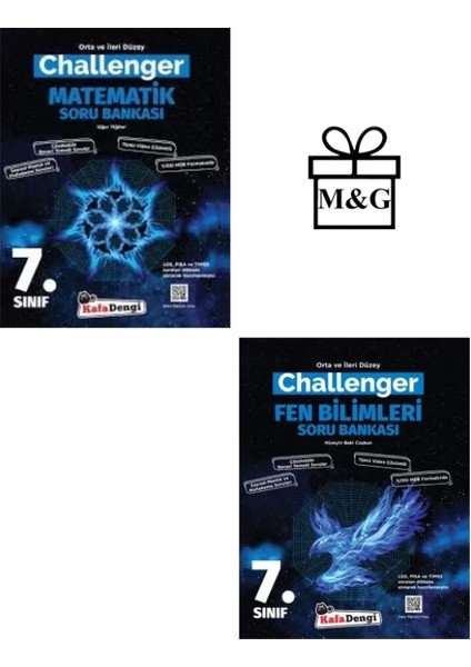 7.Sınıf Challenger Matematik ve Fen Bilimleri Soru Bankası