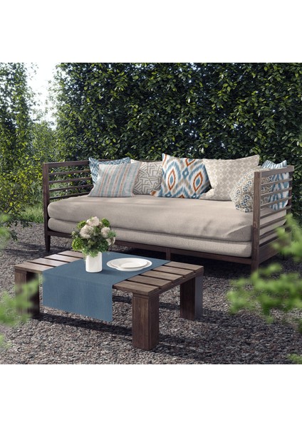 Ibiza Dijital Baskılı Sututmaz Keten Görünümlü Dikdörtgen Kalın Biyeli Dokuma Kırlent modelleri