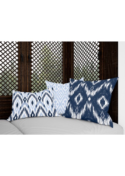 Ibiza Dijital Baskılı Sututmaz Keten Görünümlü Dikdörtgen Kalın Biyeli Dokuma Kırlent modelleri